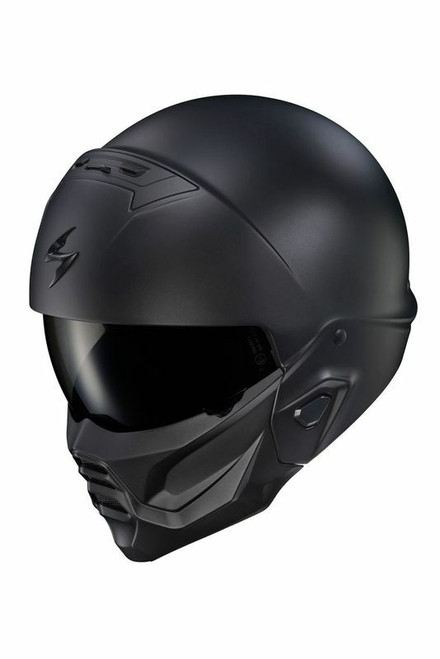 SCORPION EXO CV2-0108 COVERT 2 OPEN-FACE HELMET MATTE BLACK 3X