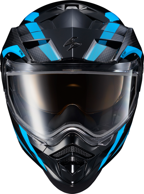 SCORPION EXO 96-1183-EC EXO-AT960 COLD WEATHER HELMET HICKS LIGHT BLUE SM (ELECTRIC)
