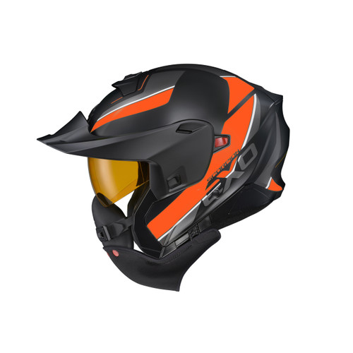 SCORPION EXO 93-1044-SD EXO-GT930 COLD WEATHER HELMET MODULUS ORANGE MD (DUAL PANE)