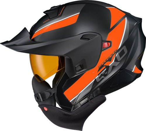 SCORPION EXO 93-1045-EC EXO-GT930 COLD WEATHER HELMET MODULUS ORANGE LG (ELECTRIC)