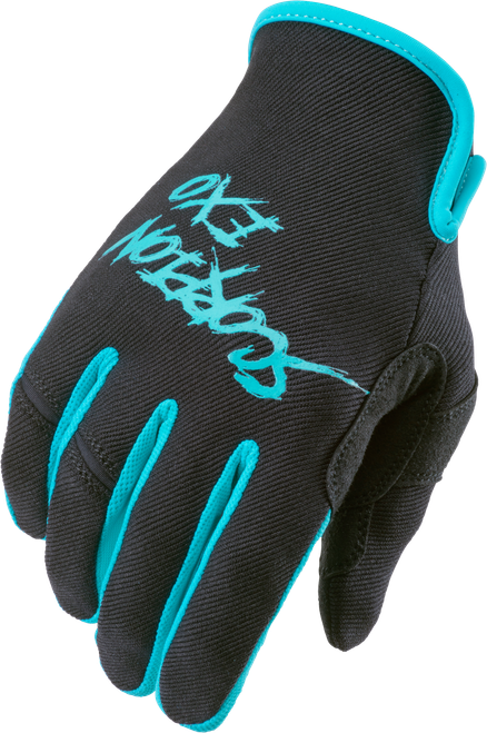 SCORPION EXO G46-066 AIR-STRETCH GLOVES GRIND BLACK/TEAL XL