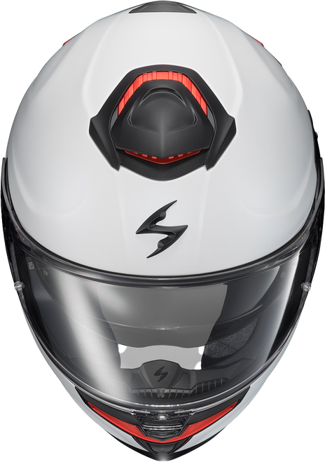 SCORPION EXO ECL-0053 EXO-ECLIPSE FULL FACE HELMET MATTE PEARL WHITE SM
