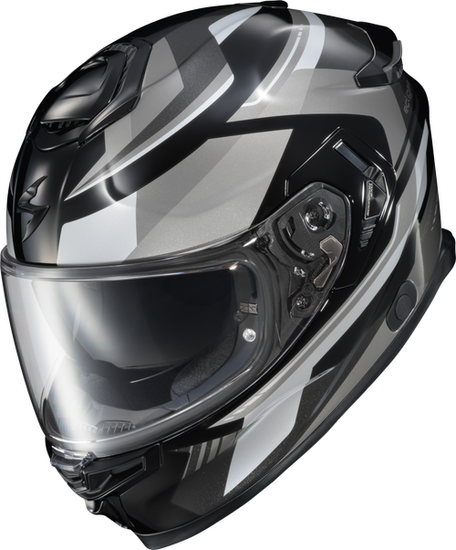 SCORPION EXO ECL-1113 EXO-ECLIPSE FULL FACE HELMET LUNAR WHITE/BLACK SM