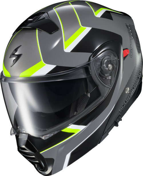 SCORPION EXO 93-1408 EXO-GT930 TRANSFORMER HELMET MORPH GREY/HI-VIZ 3X