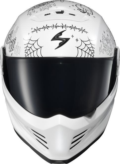 SCORPION EXO CFX-1056 COVERT FX FULL FACE HELMET THE LITAS 2 WHITE XL
