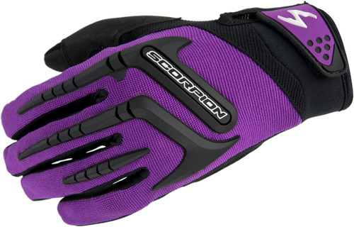 SCORPION EXO G53-864 WOMEN'S SKRUB GLOVES PURPLE MD