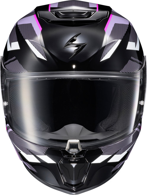 SCORPION EXO 33-2112 EXO-R330 FULL FACE HELMET SAGA BLACK/PINK/PURPLE XS