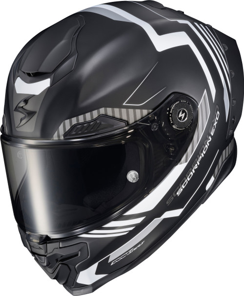 SCORPION EXO WAR-3546 APEX EXO-WARP FULL FACE HELMET ATARAX BLACK/WHITE XL