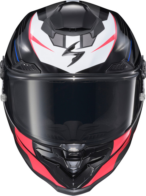 SCORPION EXO WAR-3003 APEX EXO-WARP FULL FACE HELMET DILITHIUM BLK/RED/WHT/BLUE SM