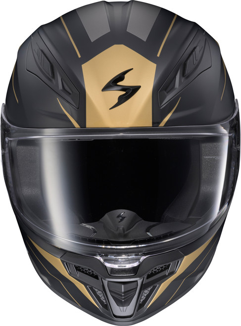 SCORPION EXO 43-3146 EXO-R430 FULL FACE HELMET CUTLASS BLACK/GOLD XL