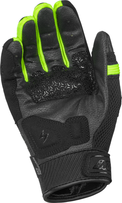 SCORPION EXO G21-063 COOL HAND PRO GLOVES BLACK/HI-VIZ SM