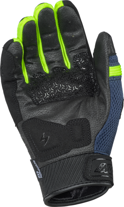 SCORPION EXO G68-964 COOL HAND PRO GLOVES DARK BLUE/HI-VIZ MD