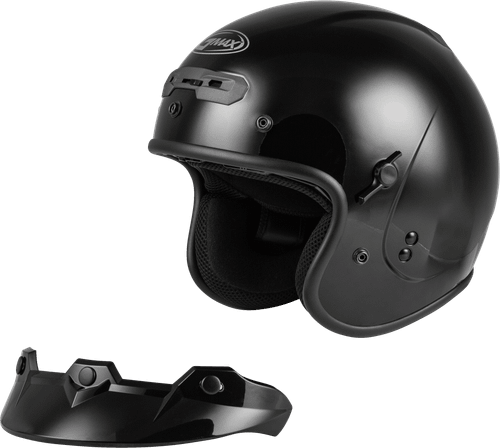 GMAX G1320028 GM-32 OPEN-FACE HELMET BLACK 2X