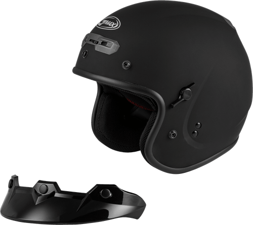 GMAX G1320078 GM-32 OPEN-FACE HELMET MATTE BLACK 2X