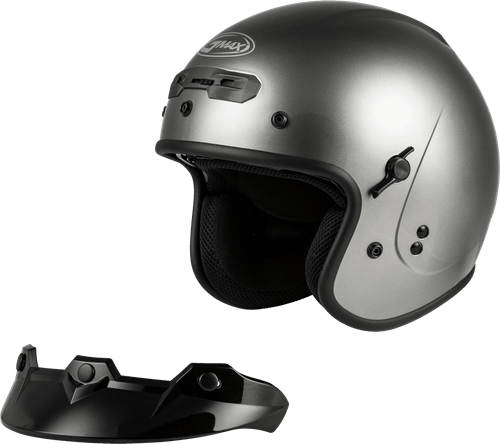 GMAX G1320475 GM-32 OPEN-FACE HELMET TITANIUM MD