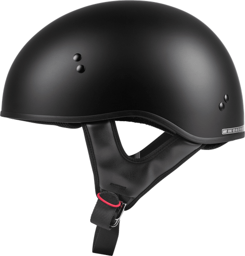 GMAX H145075 HH-45 HALF HELMET NAKED MATTE BLACK MD