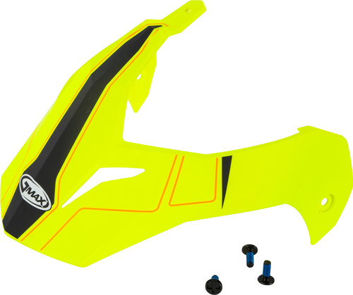 GMAX G011092 VISOR W/SCREWS EXPEDITION MATTE HI-VIS YELLW/BLACK GM-11
