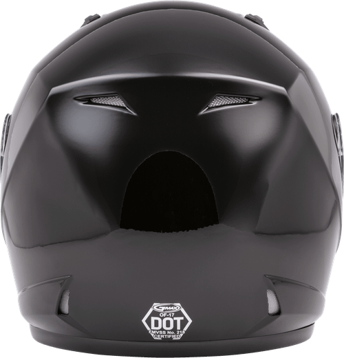 GMAX G317025N OF-17 OPEN-FACE HELMET BLACK MD