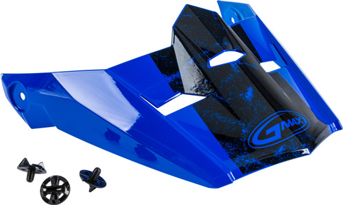 GMAX G046900 VISOR W/SCREWS DOMINANT MX-46 BLUE/BLACK/WHITE MD-2X