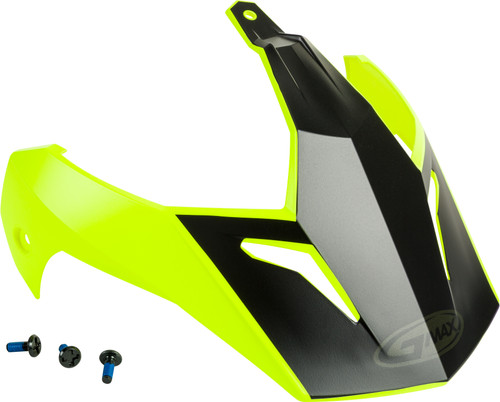 GMAX G011099 VISOR W/SCREWS SCUD MATTE HI-VIS/BLACK GM-11