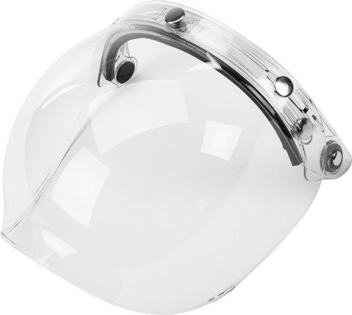 GMAX G002012 BUBBLE SHIELD 3-SNAP FLIP-UP CLEAR UNIVERSAL