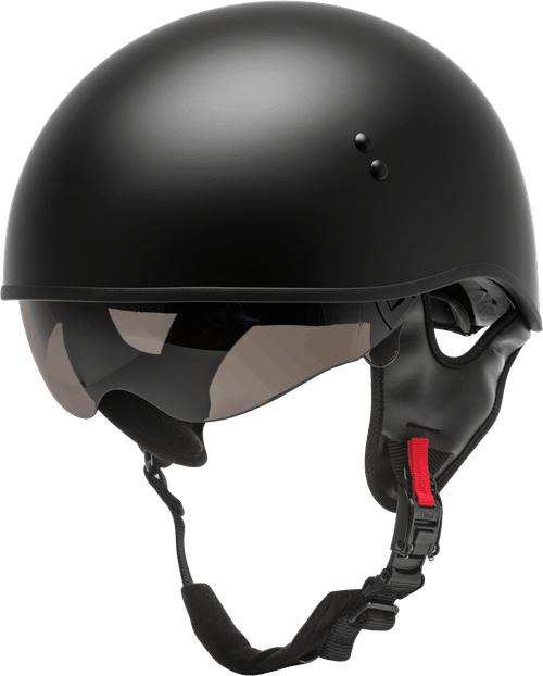 GMAX H1650074 HH-65 HALF HELMET NAKED MATTE BLACK SM