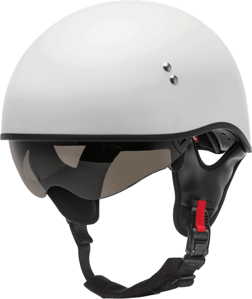 GMAX H1650204 HH-65 HALF HELMET NAKED MATTE WHITE SM