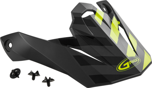 GMAX G086071 VISOR W/SCREWS FAME MX-86 MATTE DARK GREY/HI-VIS