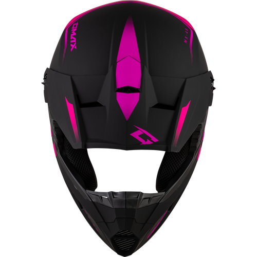 GMAX D3464345 MX-46 COMPOUND HELMET MATTE BLACK/PINK MD