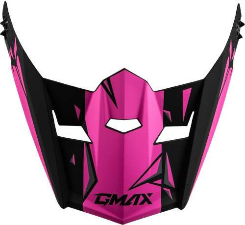 GMAX G0466172 YOUTH MX-46Y UNSTABLE VISOR MATTE BLACK/PINK YS-YL