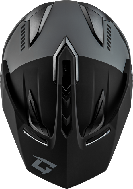 GMAX A1115817 GM-11 RONIN HELMET MATTE BLACK/SILVER XL