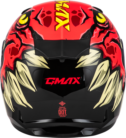 GMAX F1499372 YOUTH GM-49Y DRAX HELMET RED YL