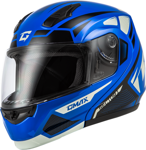 GMAX M1043979 MD-04 SECTOR HELMET BLUE/BLACK 3X