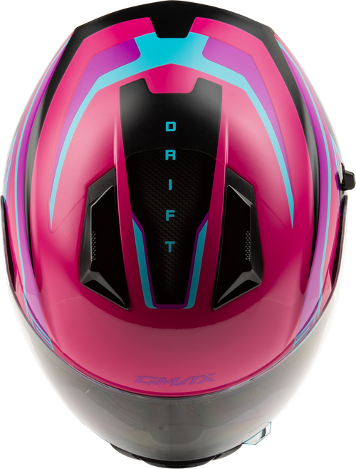 GMAX F11811396 FF-18 DRIFT HELMET PINK/BLUE/BLACK LG
