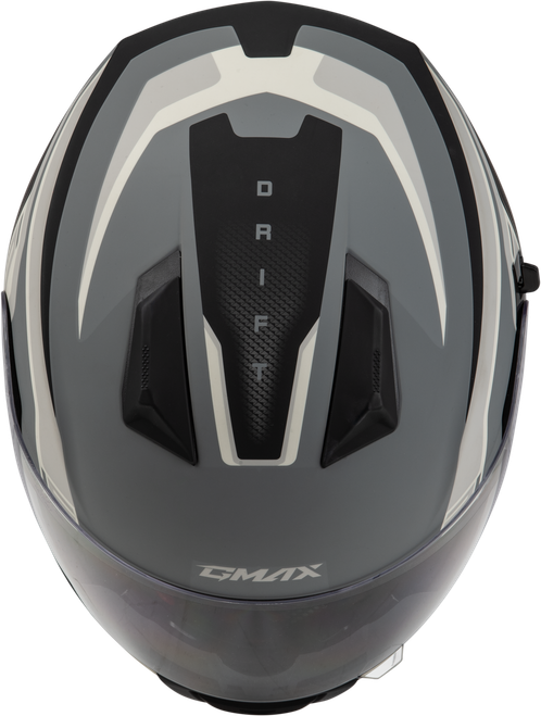 GMAX F1181814 FF-18 DRIFT HELMET MATTE GREY/SILVER/BLACK SM