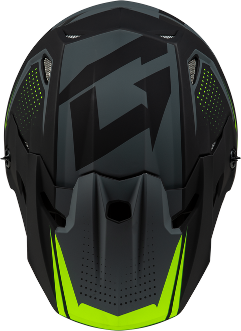 GMAX D3962337 MX-96 502 HELMET MATTE GREY/HI-VIZ XL