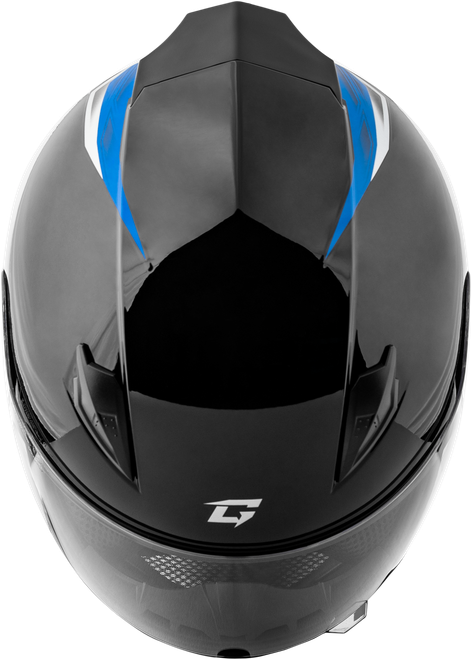 GMAX F1498138 FF-49 SYTH HELMET BLACK/BLUE 2X