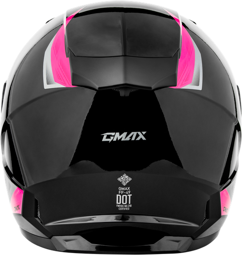 GMAX F1498406 FF-49 SYTH HELMET BLACK/PINK LG