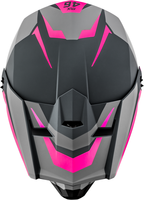 GMAX D3465344 MX-46 CYCLUS HEMET MATTE GREY/PINK SM