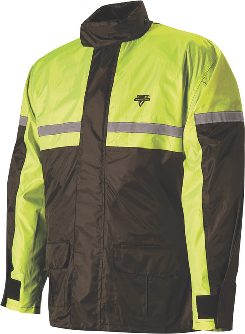 NELSON-RIGG SR-6000-HVY-07-4XL SR-6000 STORMRIDER RAIN SUIT BLACK/HI-VIS 4X