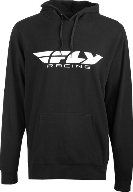 FLY RACING 354-00312X FLY CORPORATE PULLOVER HOODIE BLACK 2X