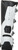FLY RACING 364-70407 FR5 BOOTS WHITE SZ 07