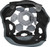 FLY RACING 73-47220YL FORMULA HELMET LINER BLACK/COOL GREY YL