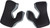 FLY RACING 73-47222X FORMULA CHEEK PAD BLACK/COOL GREY XL 55MM