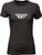 FLY RACING 356-04802X WOMEN'S FLY F-WING TEE BLACK 2X