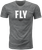 FLY RACING 352-0156S FLY WFH TEE DARK GREY HEATHER SM