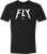 FLY RACING 354-0320YM YOUTH FLY MASTER TEE BLACK YM