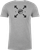 FLY RACING 354-0323M FLY LOST TEE DARK GREY HEATHER MD