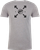 FLY RACING 354-0323YM YOUTH FLY LOST TEE DARK GREY HEATHER YM