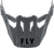 FLY RACING F73-7039 TREKKER SOLID HELMET VISOR GREY